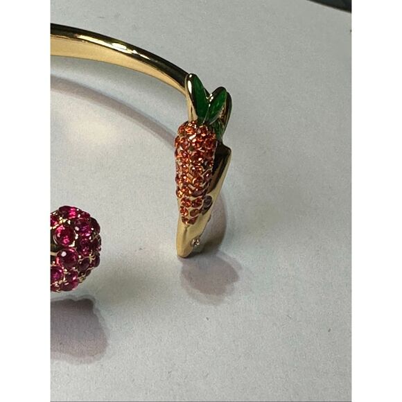 Kate Spade NEW Harvest Time Hinge Cuff bracelet vegetable - Picture 11 of 14
